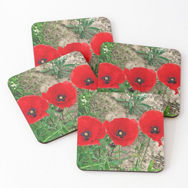 Item preview, Poppies at the edge of the field #2 designed and sold by boulderdasher.