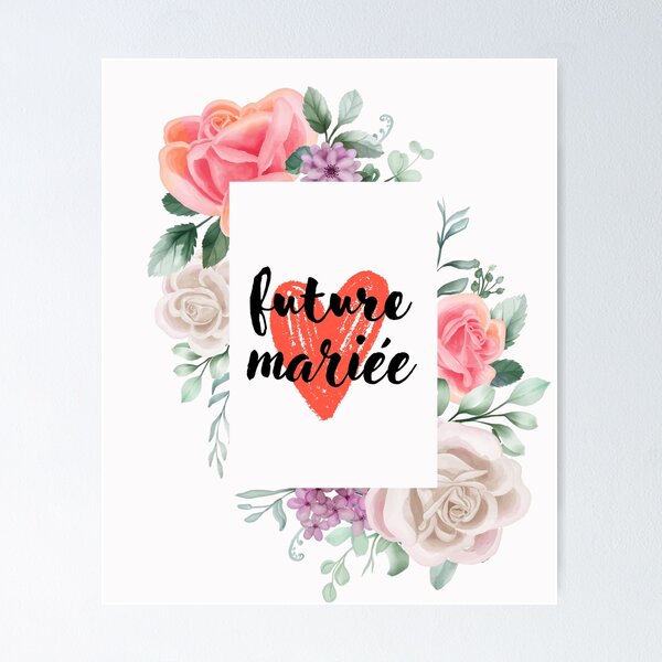 Item preview,  Future Mariée – Cadeau EVJF & Fiancée Stylée designed and sold by kablon art ⭐⭐⭐⭐.