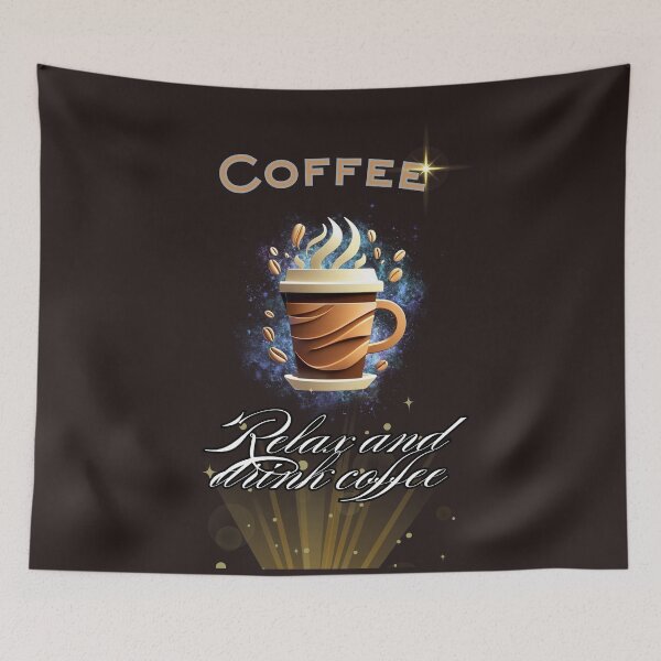Item preview, Relax and drink coffee designed and sold by 4Dart.