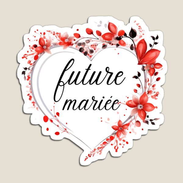Aperçu de l'œuvre Future Mariée – Cadeau EVJF & Fiancée Stylée créée et vendue par kablon art ⭐⭐⭐⭐.