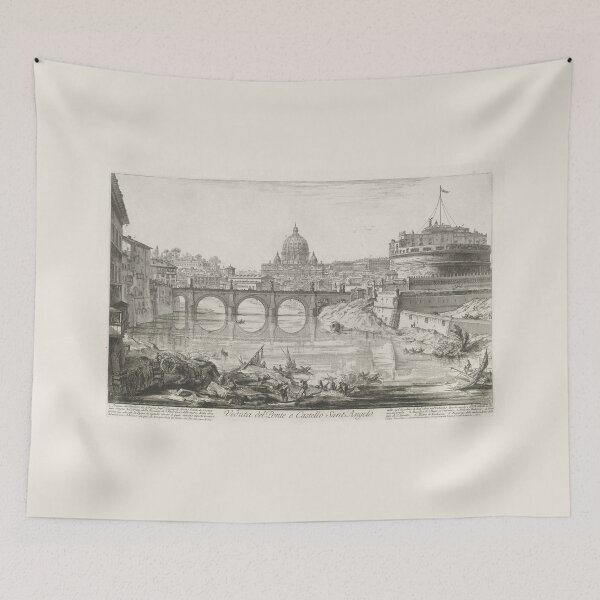 Item preview, Antique Rome and The Vatican Lithograph Piranesi designed and sold by WillowNox7.