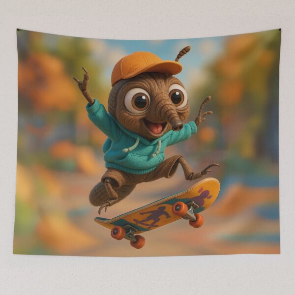 Item preview, Skater Elephant Beetle designed and sold by Sillytoe.