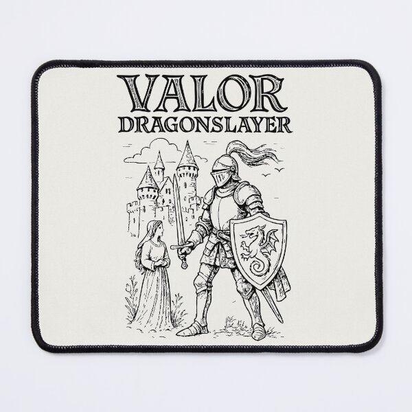 Item preview, Valor Dragonslayer – Knight and Princess designed and sold by SteadyRolling.