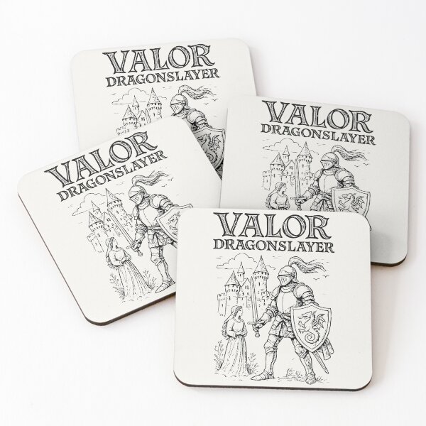 Item preview, Valor Dragonslayer – Knight and Princess designed and sold by SteadyRolling.