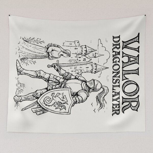 Item preview, Valor Dragonslayer – Knight and Princess designed and sold by SteadyRolling.