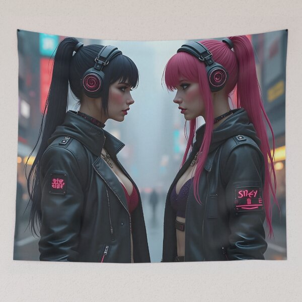 Item preview, Cyberpunk Face off designed and sold by vividcrucibledesigns.