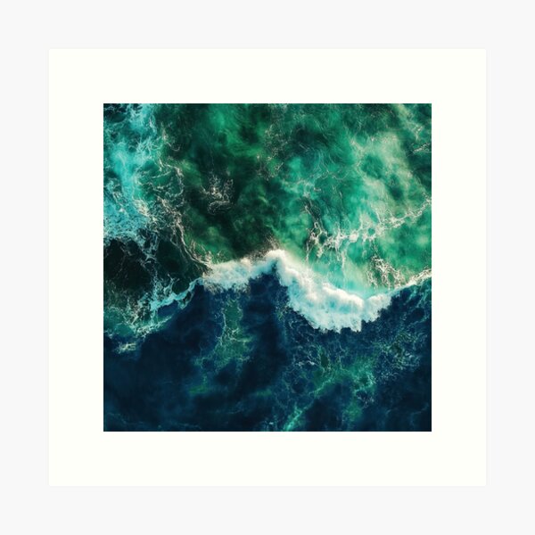 Item preview, Minimalism seascape ocean of Maldives - Landscape photography designed and sold by TheArtistOf2022.