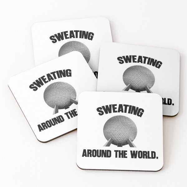Item preview, Sweating Around the World Disney World Epcot Funny Meme Design Family Trip Summer 2025 designed and sold by marillus.