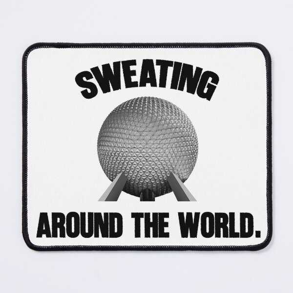 Item preview, Sweating Around the World Disney World Epcot Funny Meme Design Family Trip Summer 2025 designed and sold by marillus.