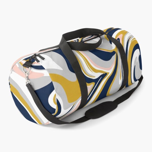 Item preview, Abstract Blue and Gold Marble Swirls designed and sold by Owcomm.