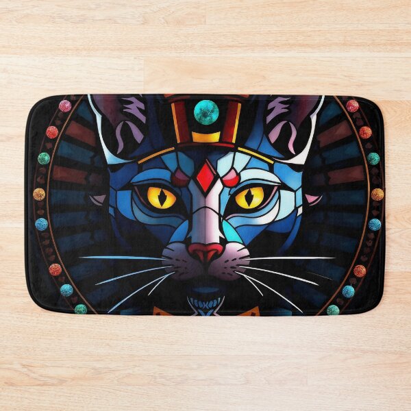 Item preview, Royal Whiskers: A Majestic Cat Portrait in Dazzling Geometry designed and sold by Mysterium AI.