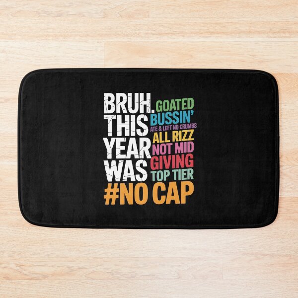 Item preview, Bruh This Year Was Goated designed and sold by AniArtPL.
