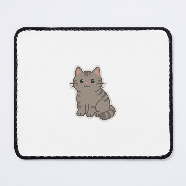 Item preview, Sweet Gray Tabby – Smiling Cat Sticker designed and sold by IdleHype.