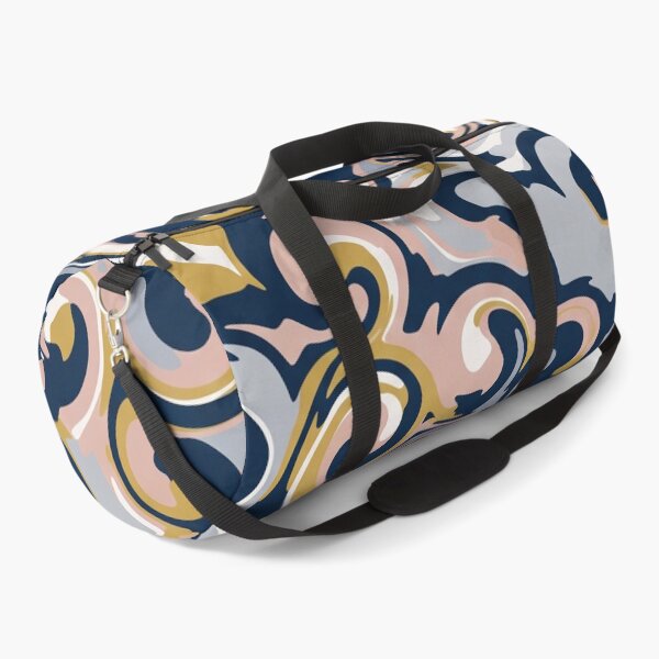 Item preview, Swirl Pattern in Navy and Gold designed and sold by Owcomm.