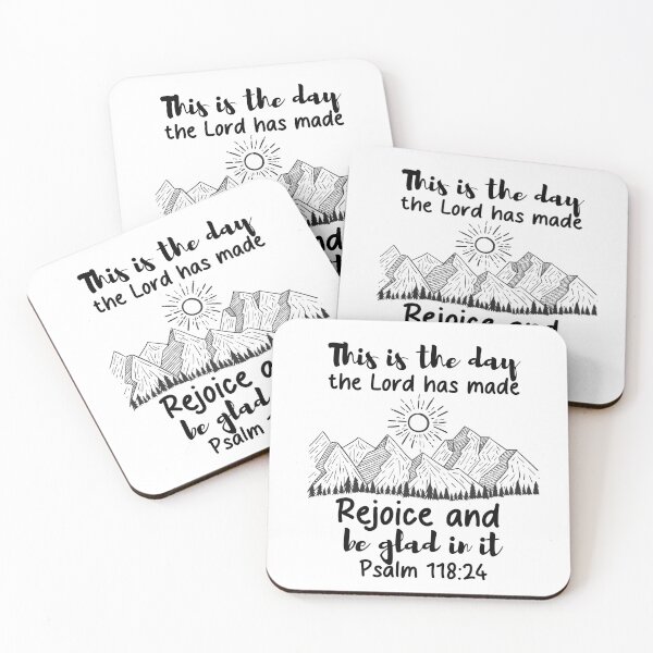 Item preview, Psalm 118 Day the Lord Has Made Bible Verse Design designed and sold by EdifiedExpressions.