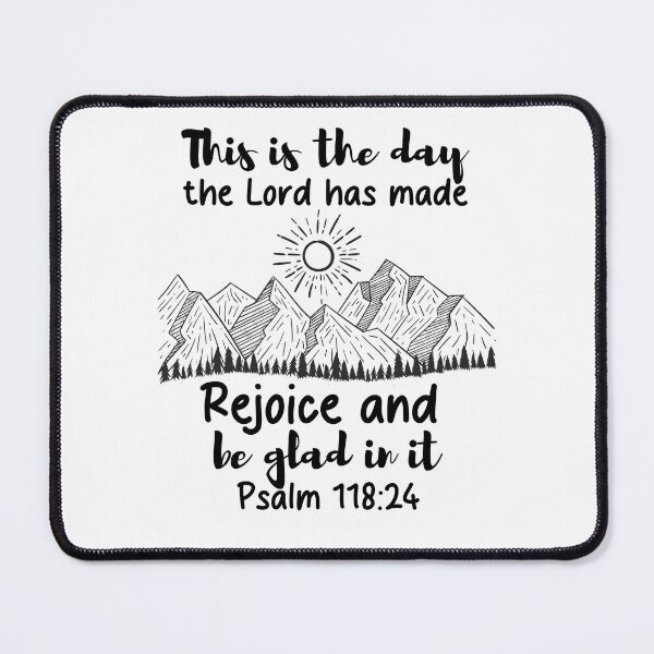Item preview, Psalm 118 Day the Lord Has Made Bible Verse Design designed and sold by EdifiedExpressions.
