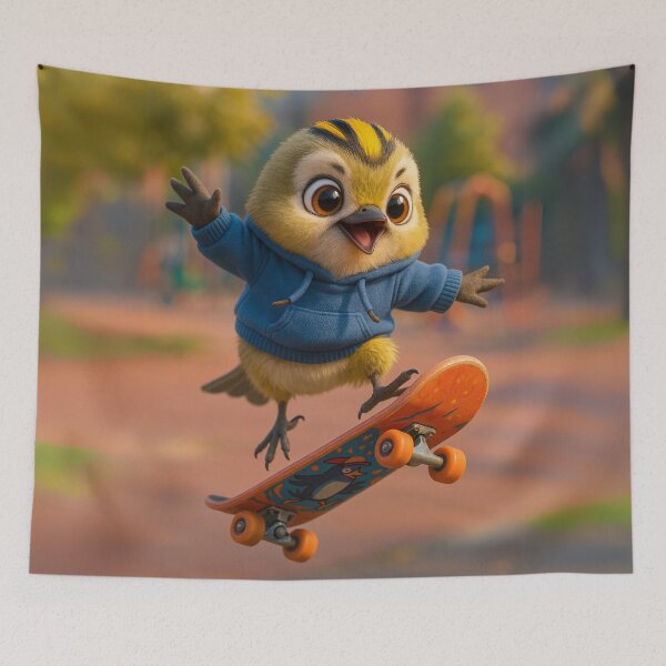 Item preview, Skater Goldcrest designed and sold by Sillytoe.