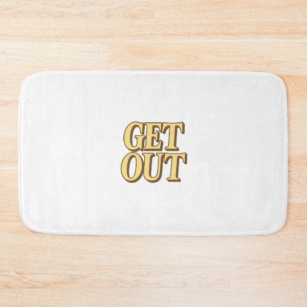 Item preview, GET OUT – Dramatic Chaos Sticker designed and sold by CaffeinatedCreatures.