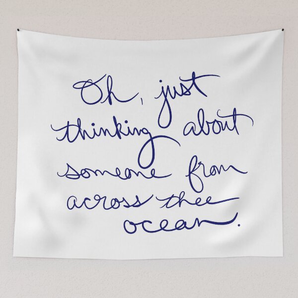 Item preview, Oh, just thinking about someone from across thee ocean. designed and sold by abeink.