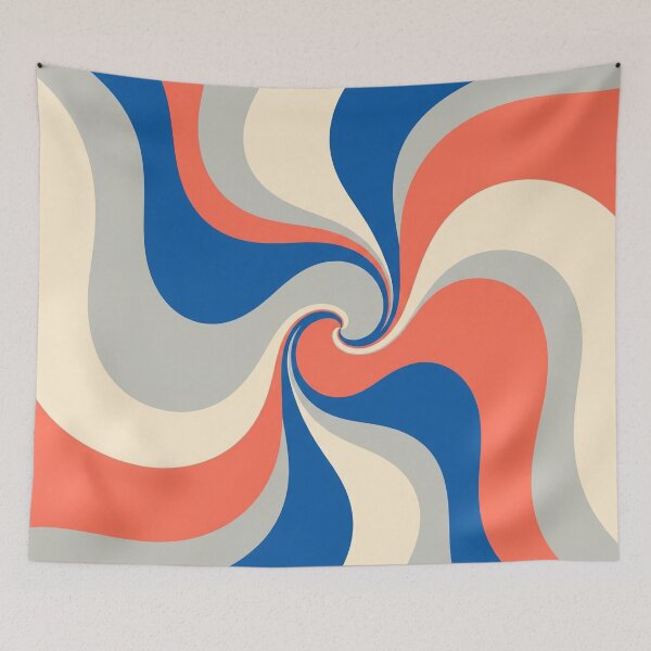 Item preview, Swirls in Red, White, and Blue designed and sold by Owcomm.
