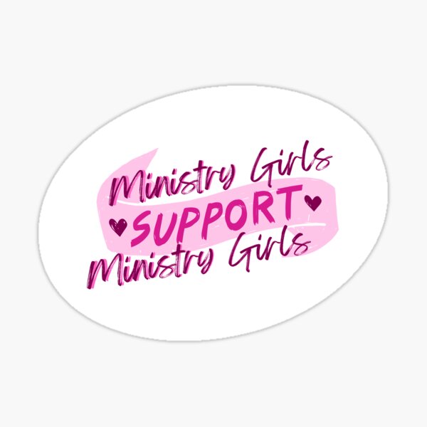 Item preview, Ministry Girls Support Ministry Girls - Pink designed and sold by Adventures Amidst Chaos.