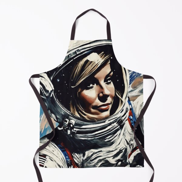 Item preview, Female Astronaut Mid-century Norman Rockwell Inspired \ MISCHIEF designed and sold by NickWhittleArt.