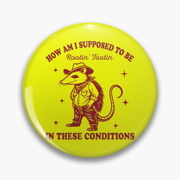 Artikelvorschau, rootin tootin, cowboy, opossum, tootin, meme, rootin, wilder westen entworfen und verkauft von happinesproject.