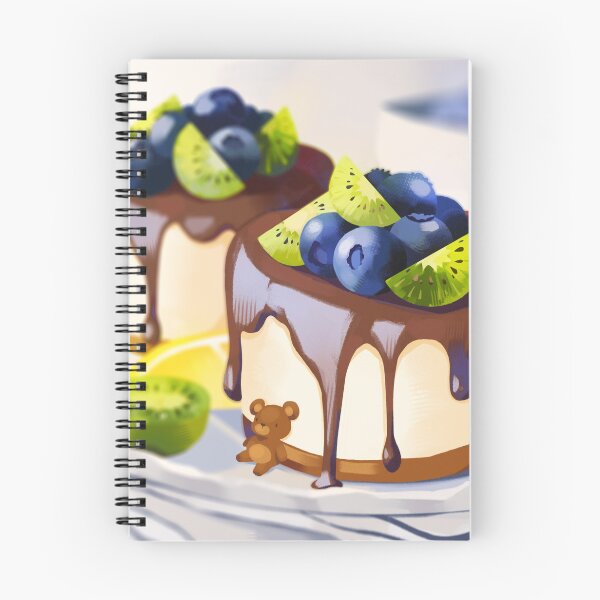 Item preview, Blueberry kiwi cheesecake designed and sold by namocchiart.