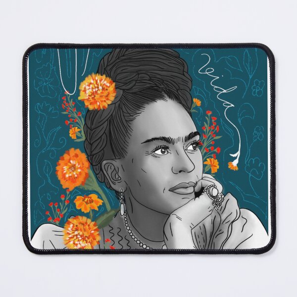 Item preview, Frida Kahlo Long Live Life designed and sold by Pretty Postcards.
