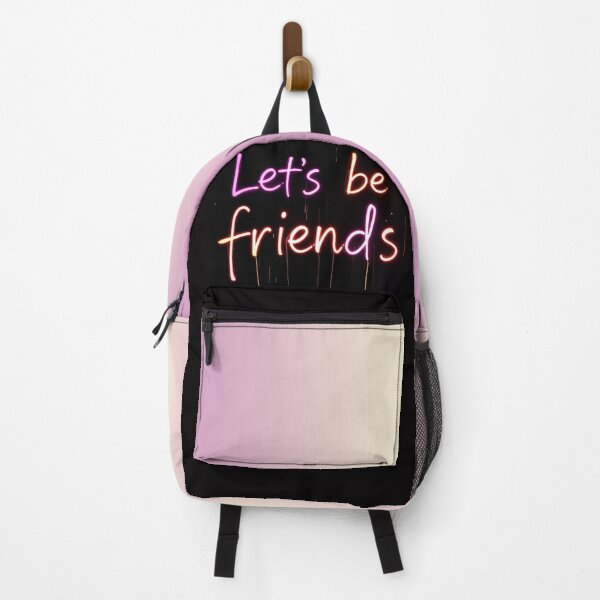 Item preview, Let's Be Friends - Neon Glow designed and sold by Mysterium AI.