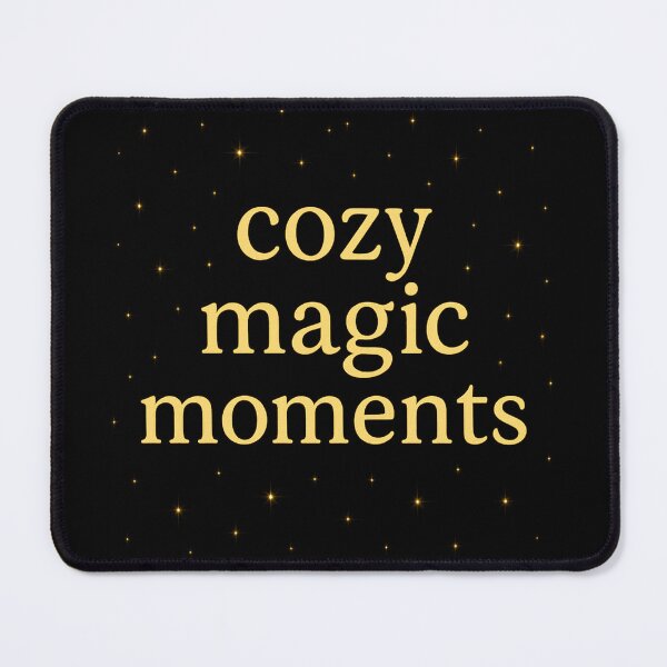 Item preview, Cozy Magic Moments – Glitter Aesthetic Sticker designed and sold by CaffeinatedCreatures.