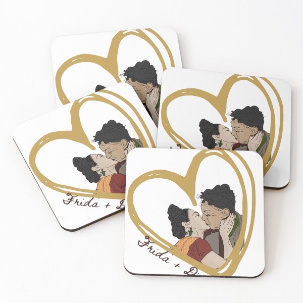 Item preview, Frida and Diego love designed and sold by Pretty Postcards.