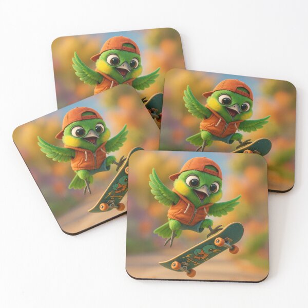 Item preview, Skater Green Bee-Eater designed and sold by Sillytoe.