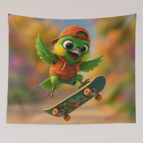 Item preview, Skater Green Bee-Eater designed and sold by Sillytoe.