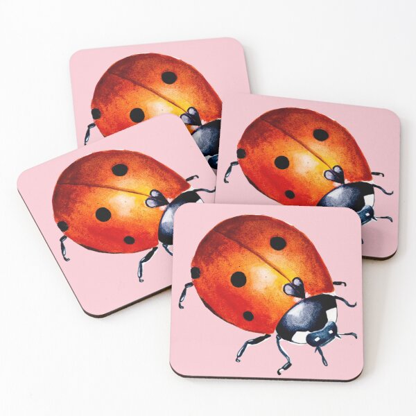 Item preview, Ladybug painted in watercolor. designed and sold by Greitas.
