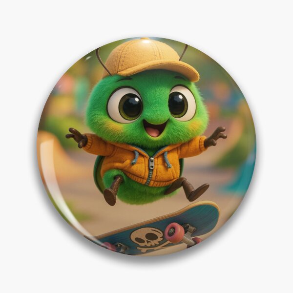 Item preview, Skater Green June Beetle designed and sold by Sillytoe.