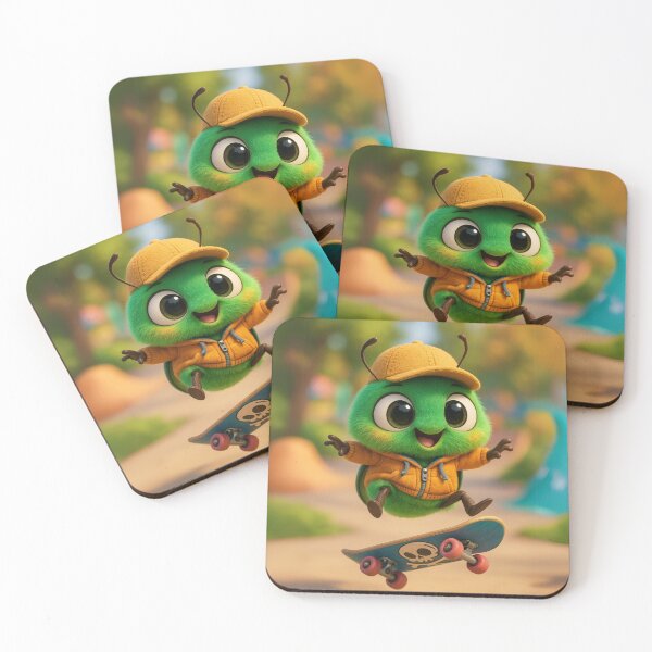 Item preview, Skater Green June Beetle designed and sold by Sillytoe.