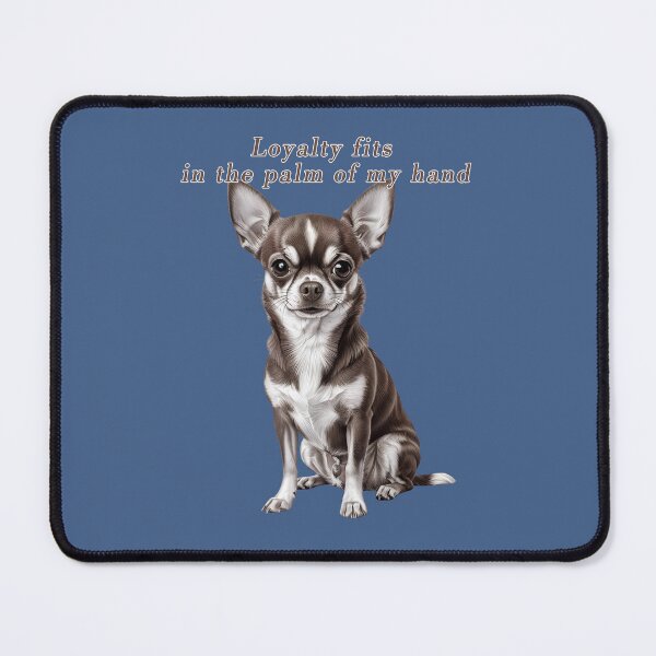 Item preview, Tiny Size, Endless Loyalty – Brown Chihuahua designed and sold by Pawtraitvibes.