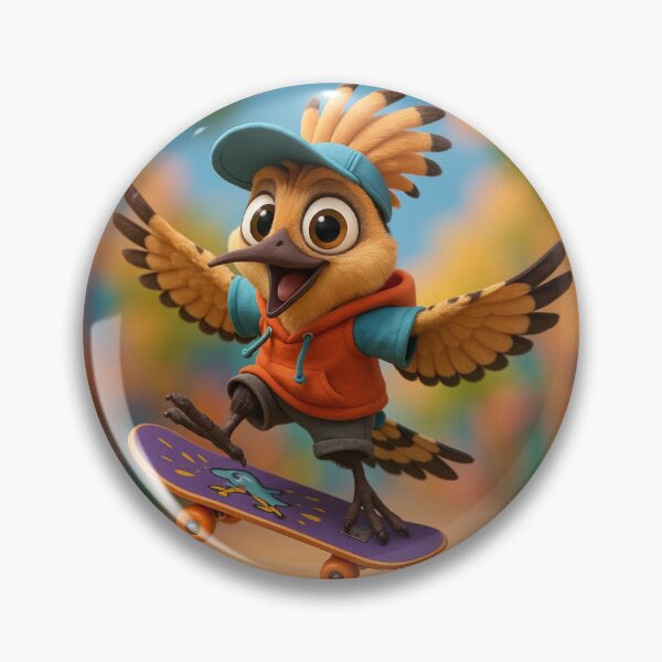 Item preview, Skater Hoopoe designed and sold by Sillytoe.