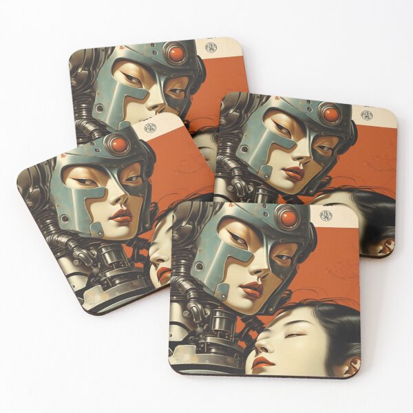 Item preview, Robot Shunga Erotic Art Hybrid Imitation | #87 designed and sold by NickWhittleArt.