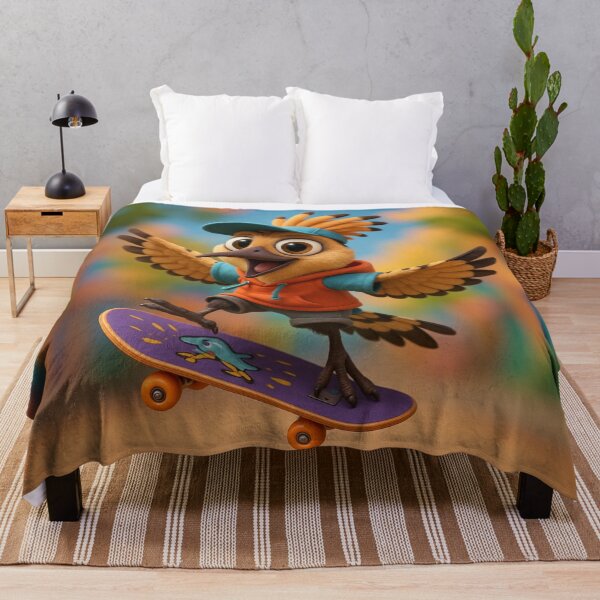 Item preview, Skater Hoopoe designed and sold by Sillytoe.