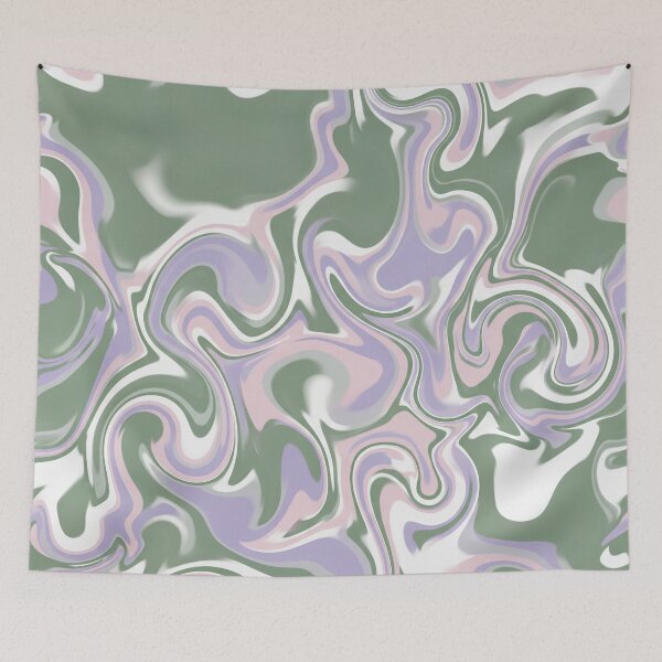 Item preview, Abstract Pastel Marbling Swirls designed and sold by Owcomm.