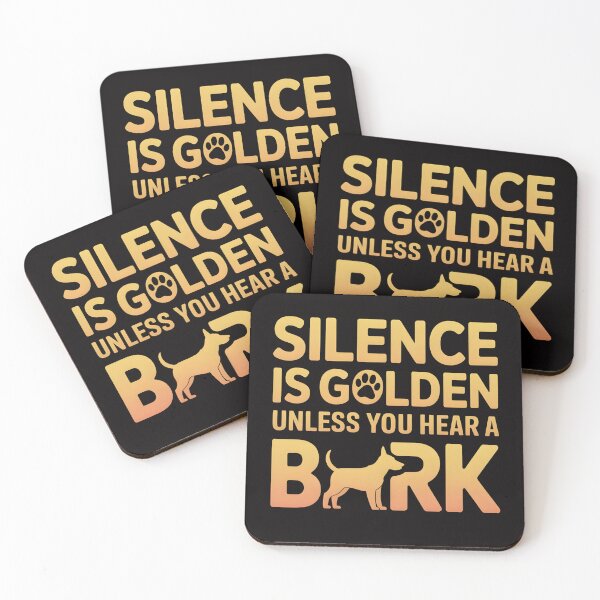 Item preview, Dog Is Friendly I Am Not – Silence Is Golden Bark Shirt designed and sold by Slavicsoul.