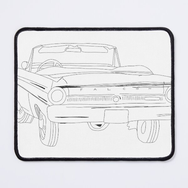 Item preview, Classic 1964 Ford Falcon convertible car designed and sold by Anastaciaknits.