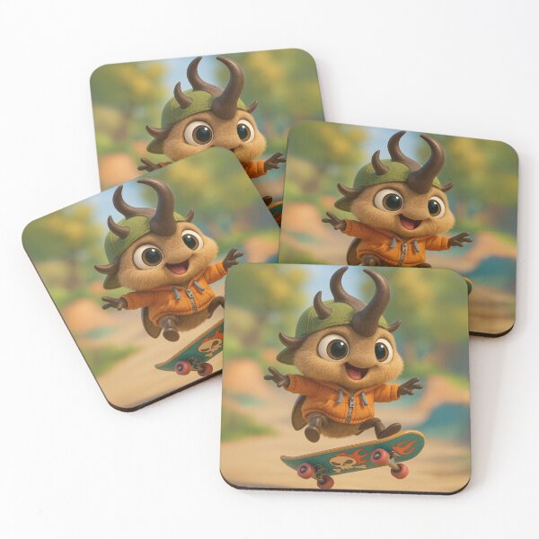 Item preview, Skater Horned Beetle designed and sold by Sillytoe.