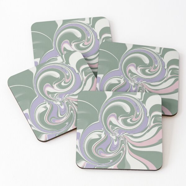 Item preview, Hypnotic Liquid Swirl in Soft Pastels designed and sold by Owcomm.