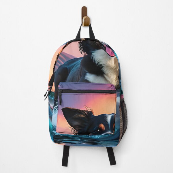 Item preview, Happy Dog Riding a Dolphin designed and sold by SublimeMusings.