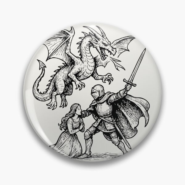 Item preview, Dragonslayer – Last Stand of the Knight designed and sold by SteadyRolling.