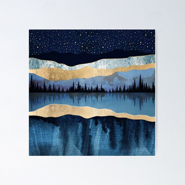 Item preview, Midnight Lake designed and sold by spacefrogdesign.