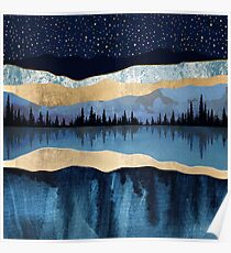 Midnight Lake Poster